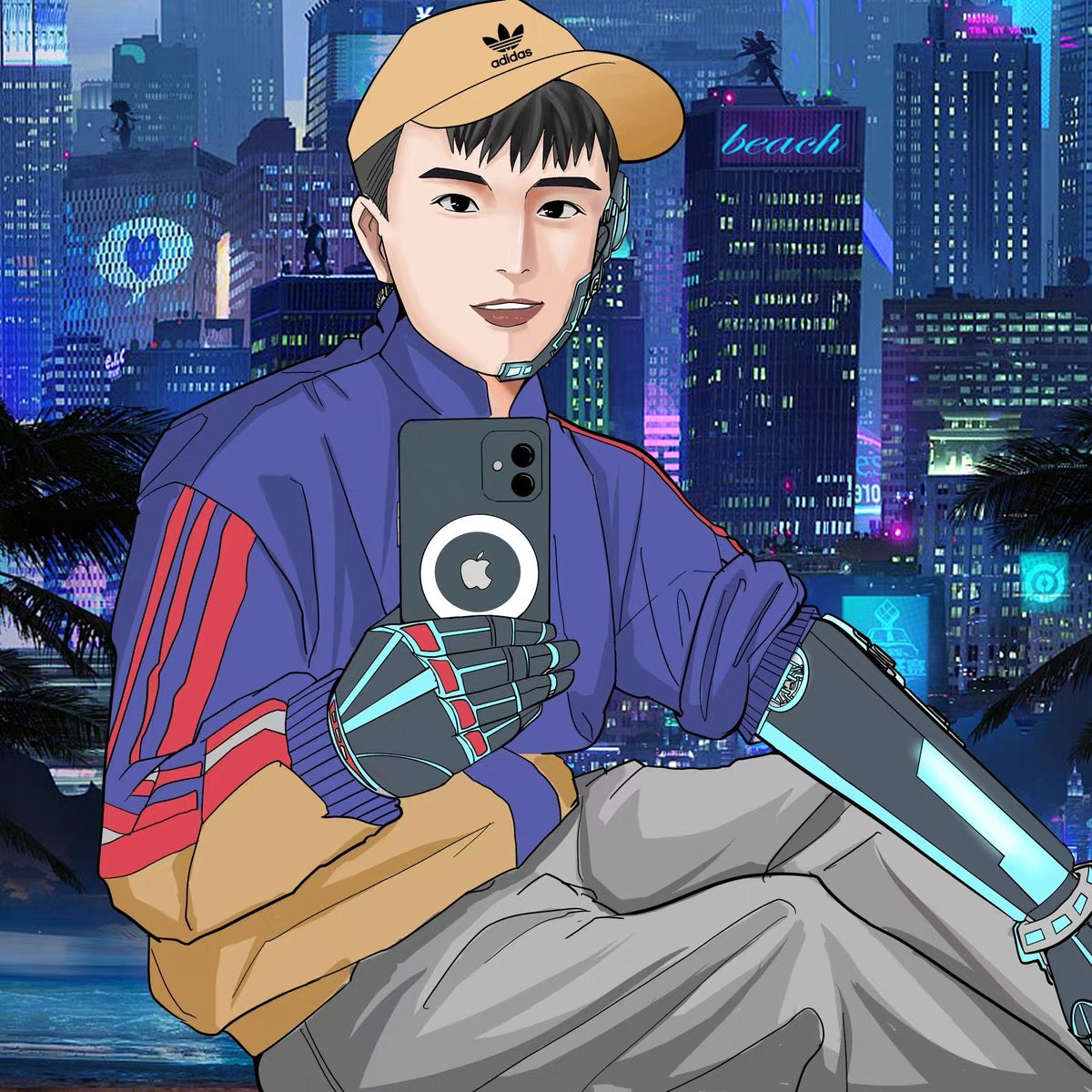 Custom cyberpunk portraits