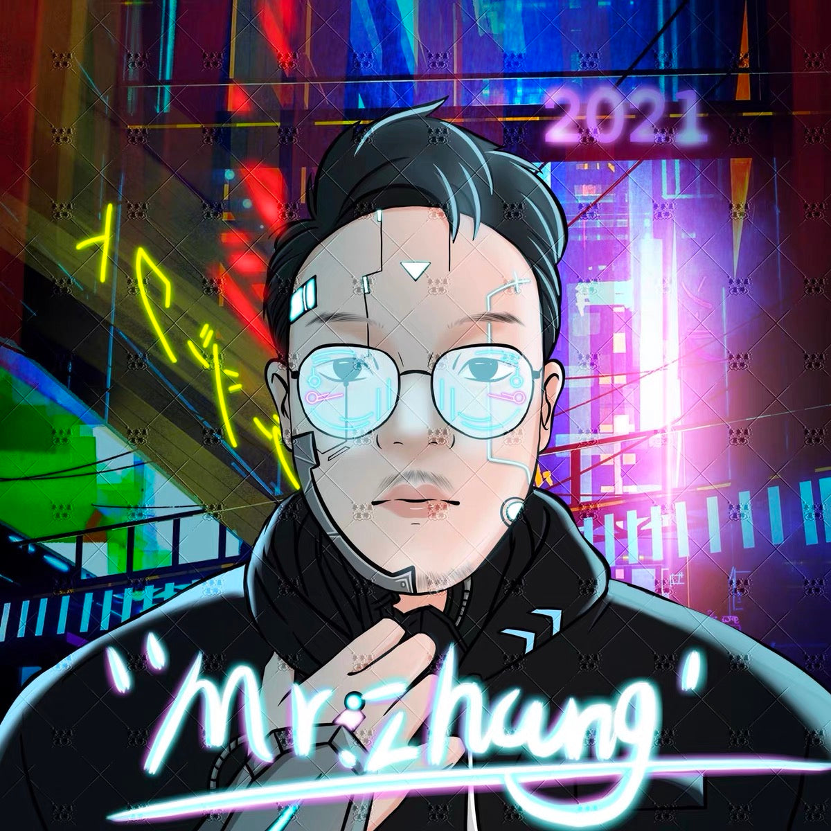 Custom cyberpunk portraits