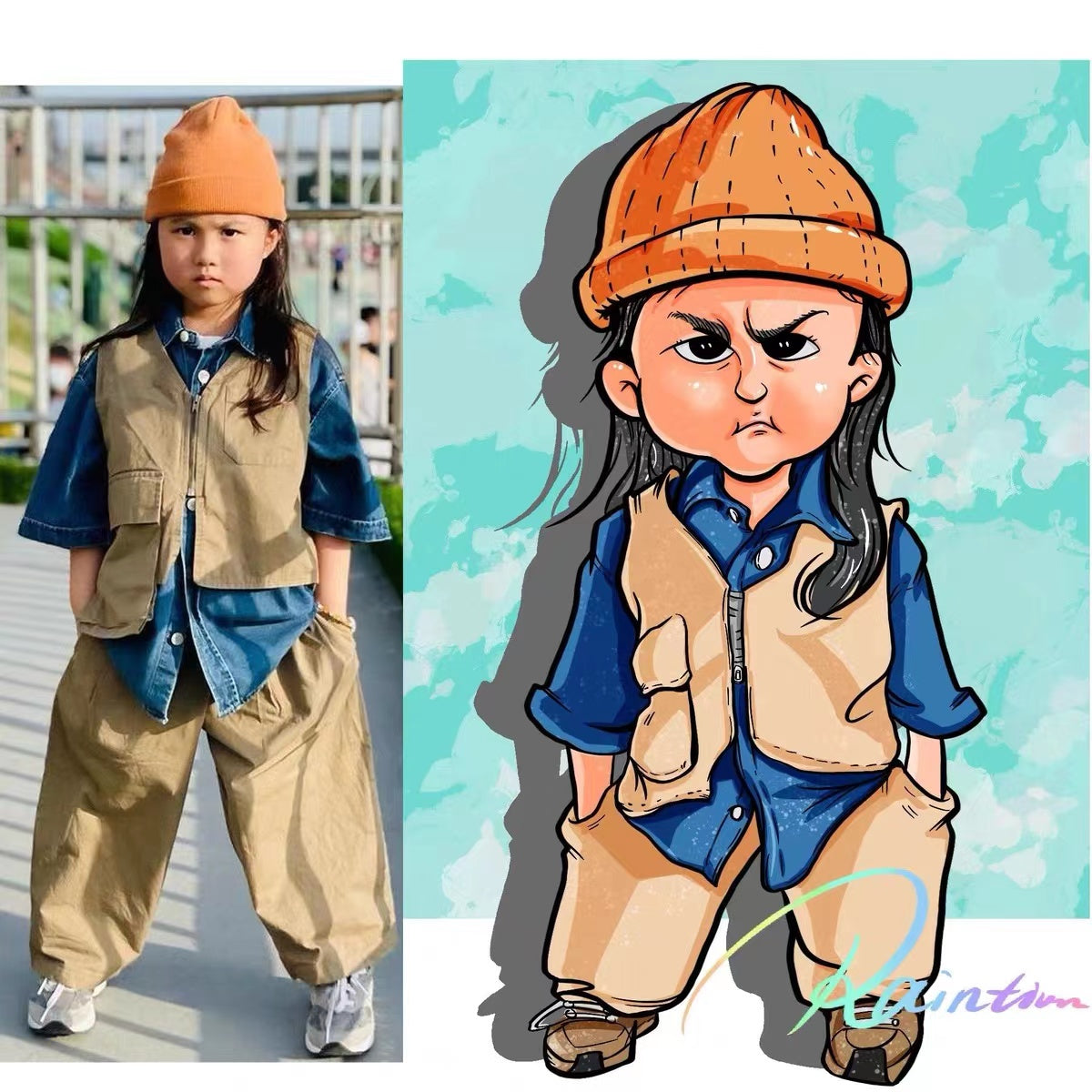 Custom caricature portraits