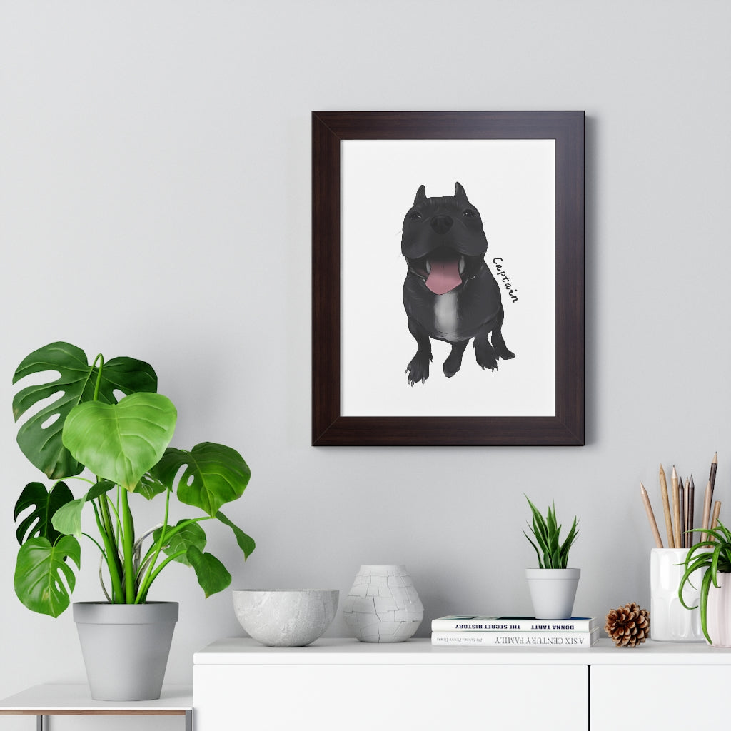 Framed Vertical Poster