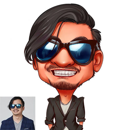 Custom caricature portraits