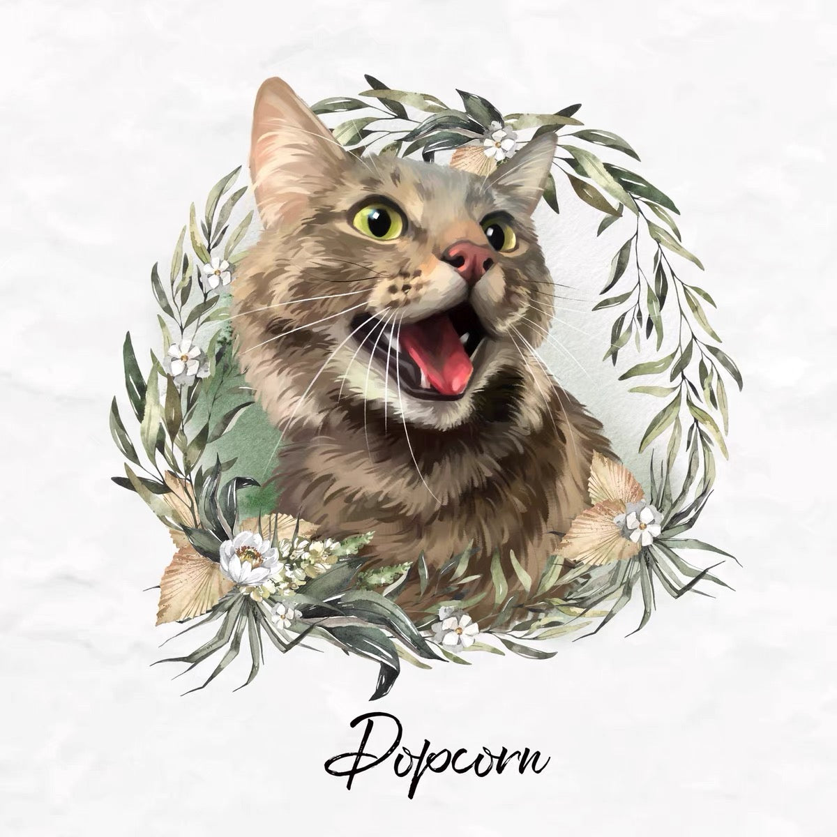 Custom Impasto pet portraits
