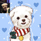 Custom cartoon pet portraits from photo
